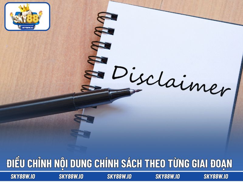 Điều chỉnh nội dung chính sách theo từng giai đoạn
