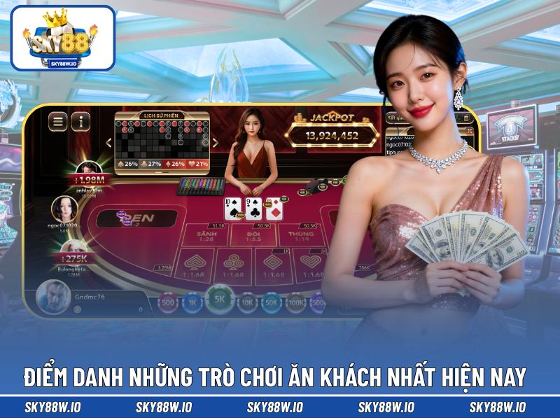 Điểm danh những trò chơi ăn khách nhất hiện nay