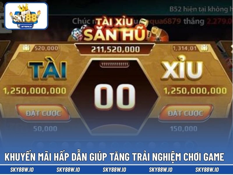 Khuyến mãi hấp dẫn giúp tăng trải nghiệm chơi game 